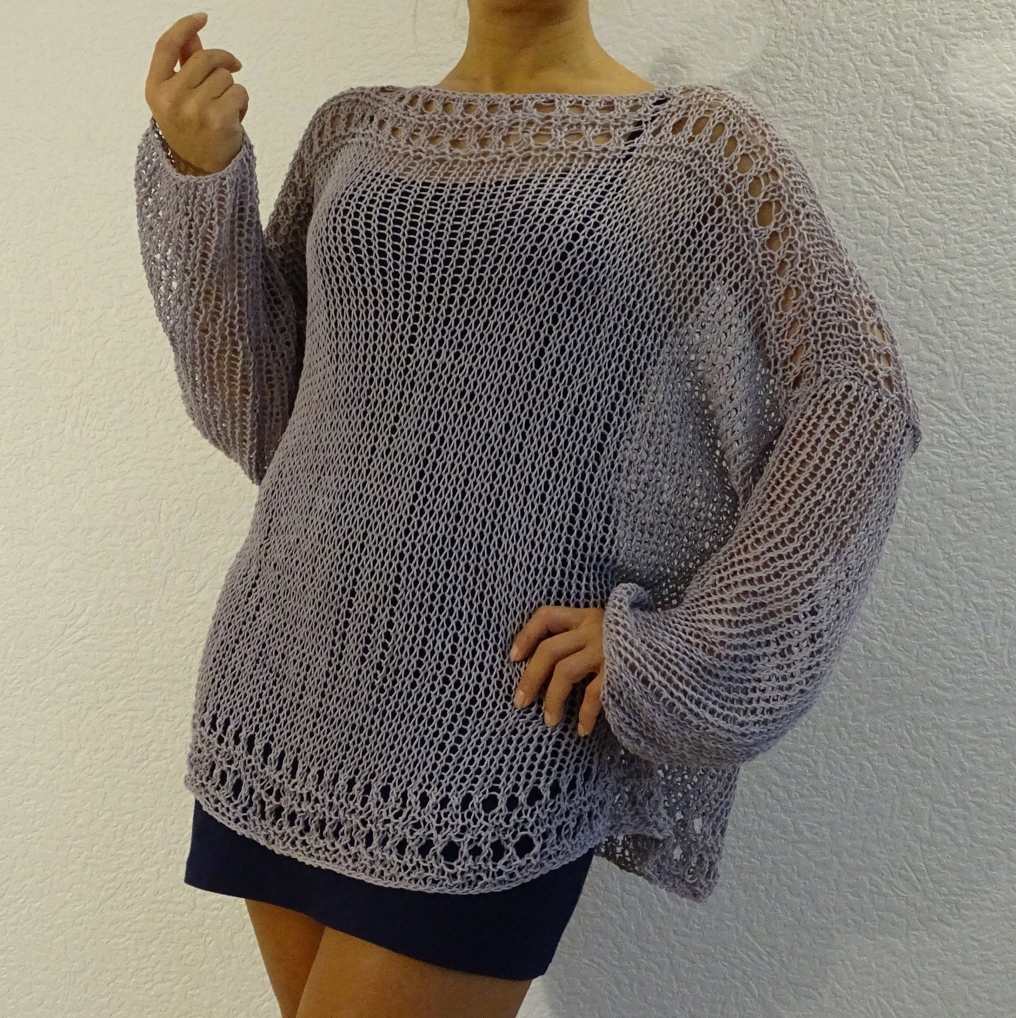 トップス OHOTORO loose summer knit ohotoro Loose Summer Knit