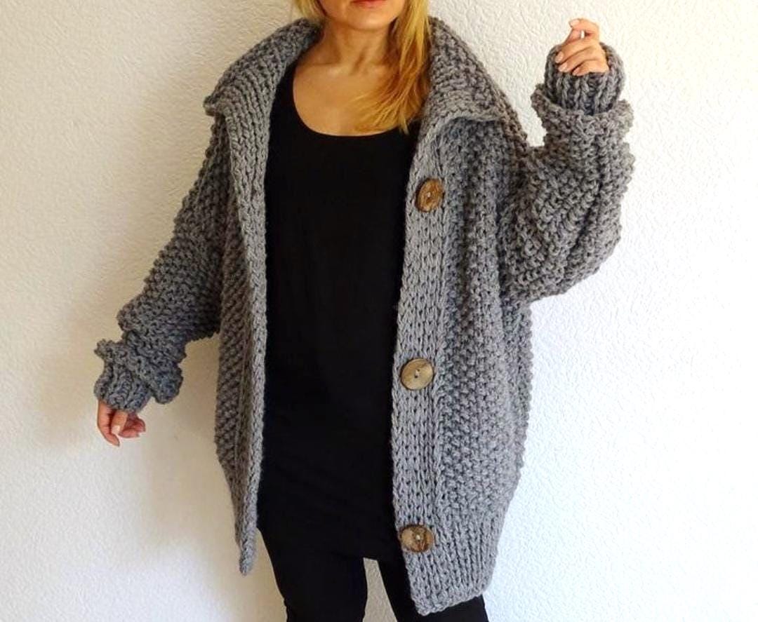 o*r様 ATON WOOL MOULINE OVERSIZED CARDIGA The Merino Wool Oversize Cardigan