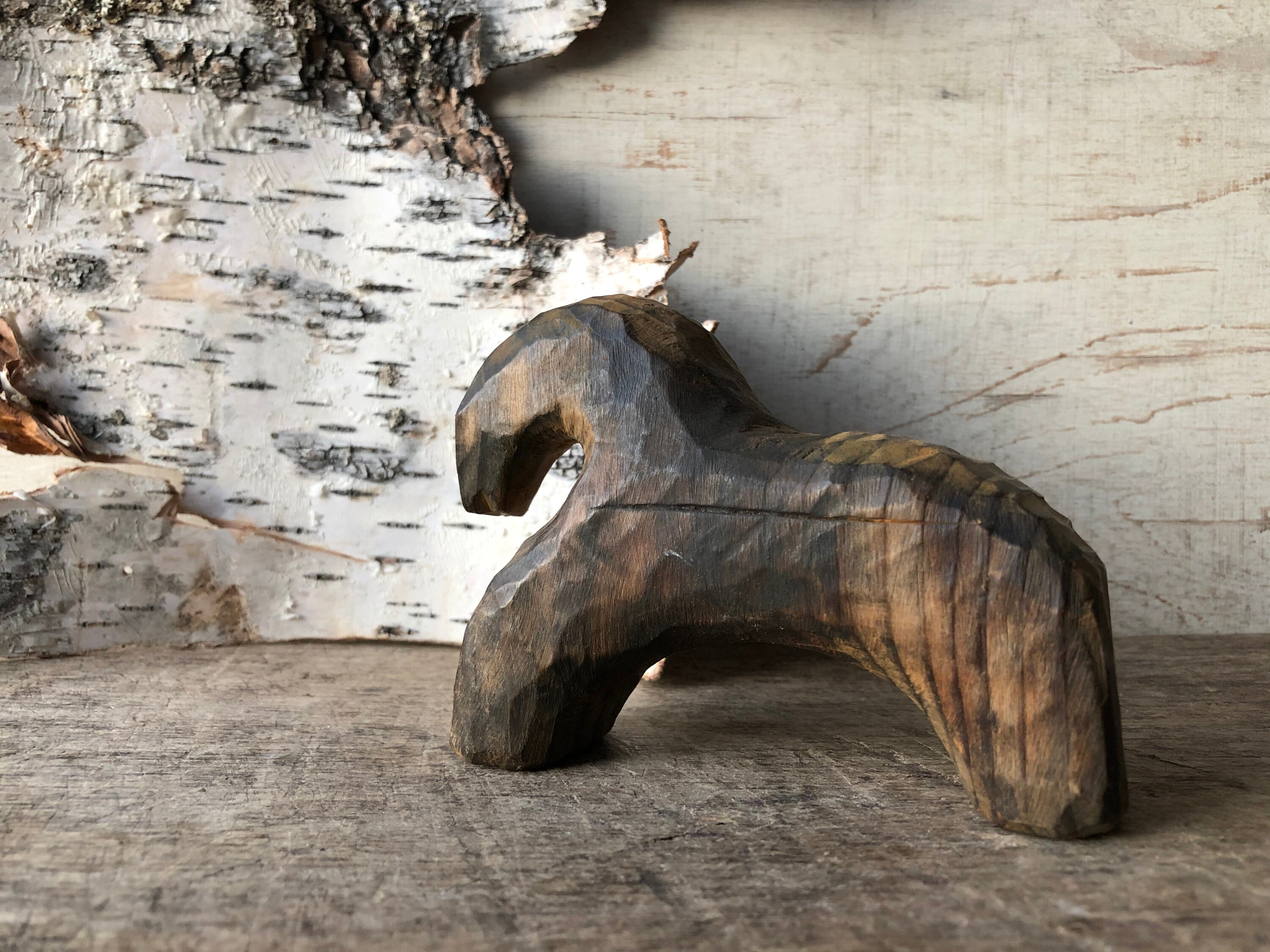 Primitive alte Holz Pferd Retro Dekor Recycling Holz russische | Etsy