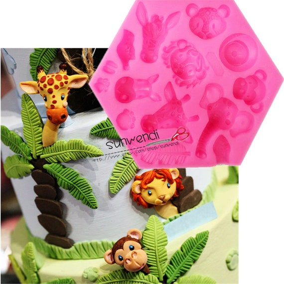 Animal Molds Cake Decorating Supplies Animal Silicone Molds for Chocolate  DIY Cookies Mousse Candy Ice Handmade Soap Animal Fondant 