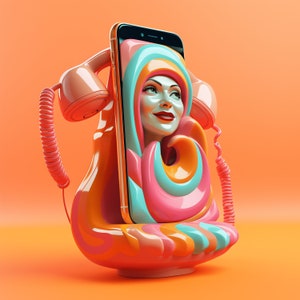 Bundle 3D Pop Art rétro - 35 PNG de haute qualité - téléchargement immédiat - oeuvre d'art imprimable, papier numérique - TV colorée peut radio téléphone PNG Bundle