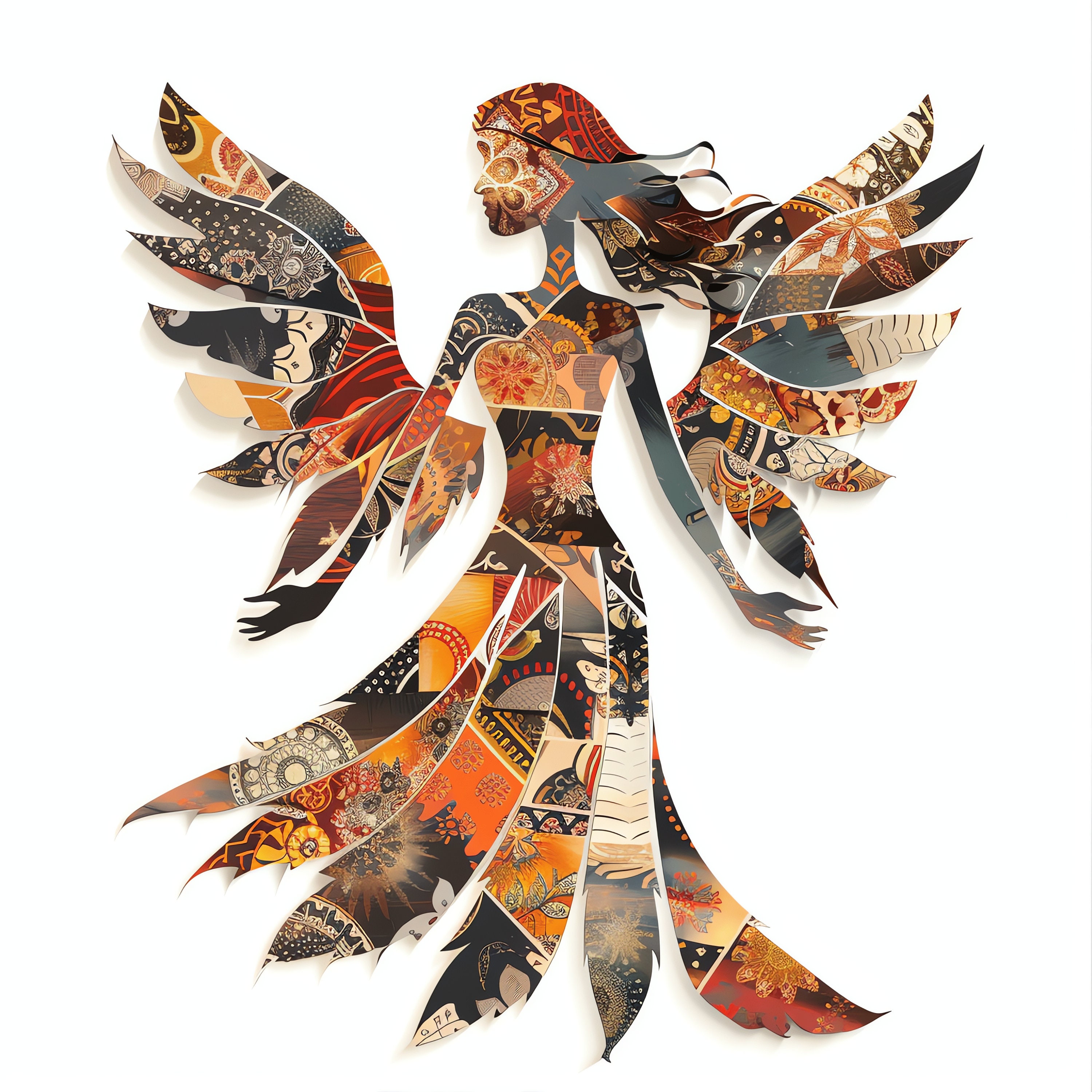 Origami Angel PNG Clipart Bundle 50 High Quality PNG Instant Download ...