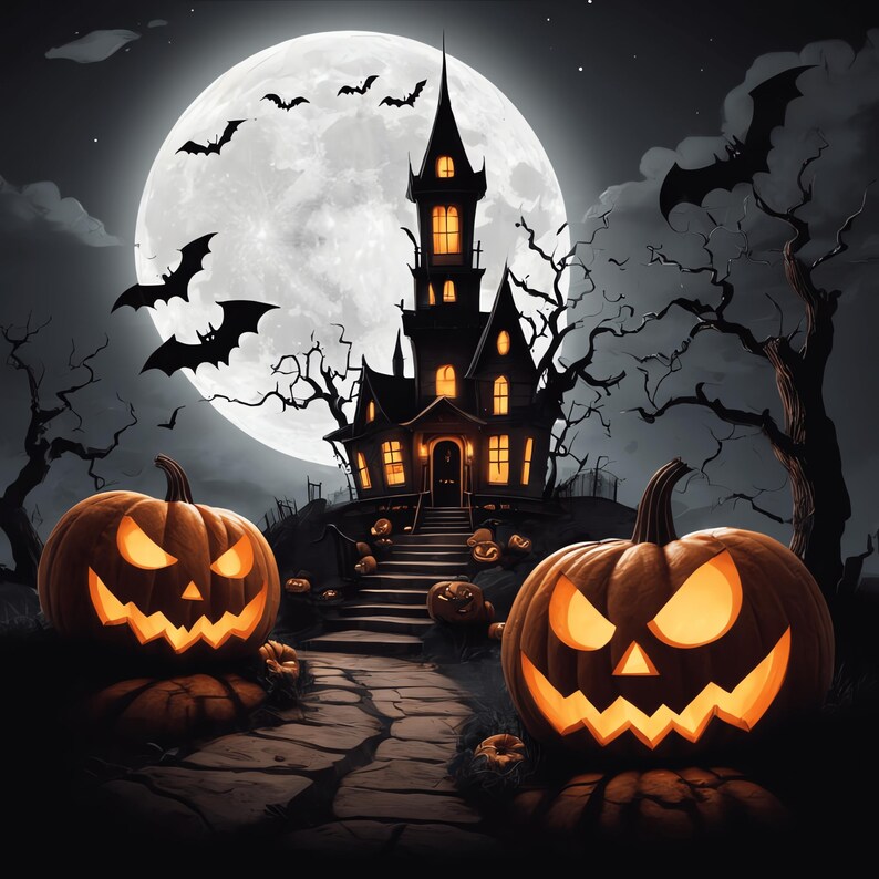 Halloween Png Bundle PNG Bundle - 50 High Quality PNG - Instant Download - Digital Download,Fall Png,Halloween Png,Halloween Png Bundle