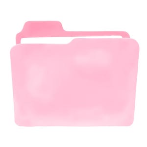 ピンクのフォルダー PNG クリップアート バンドル - 41 種類の高品質 PNG - 即時ダウンロード - カード作成、ミックス メディア、デジタル ペーパー クラフト PNG
