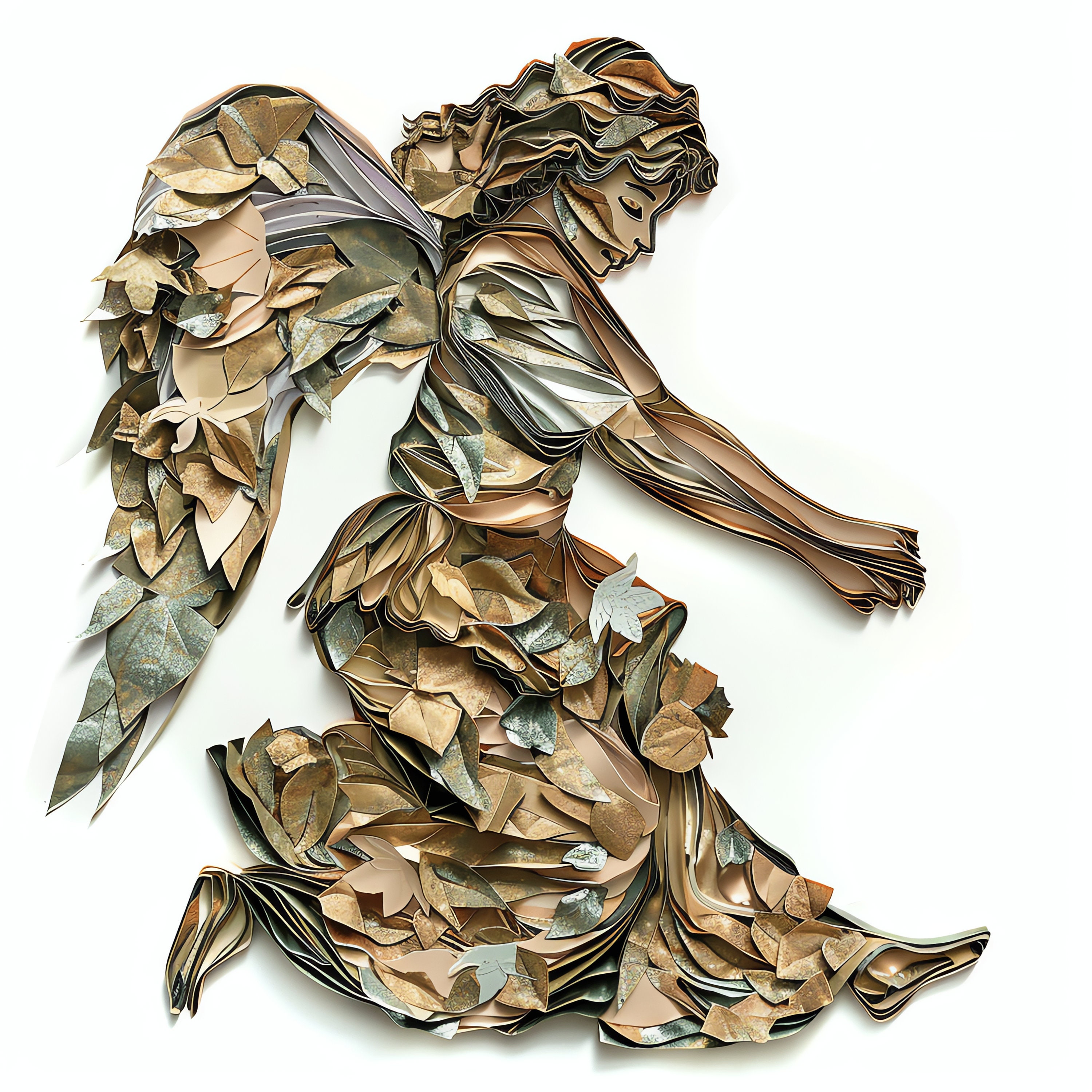 Origami Angel PNG Clipart Bundle 50 High Quality PNG Instant Download ...