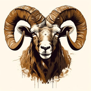Ram hoofd PNG Clipart-bundel - 45 hoge kwaliteit PNG - direct downloaden - kaarten maken, afdrukbare kunst, digitaal papier PNG - ramschaap png