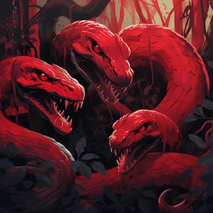 Vipers Nest PNG Clipart-bundel - 45 hoge kwaliteit PNG - direct downloaden - kaarten maken, afdrukbare kunst, digitaal papier - Snake Cobra PNG