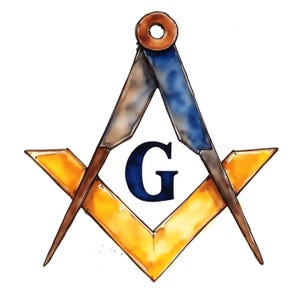 Pacchetto di clipart PNG di squadra e compasso massonico - 42 PNG di alta qualità - Download immediato - Creazione di biglietti, tecniche miste, artigianato digitale con carta PNG