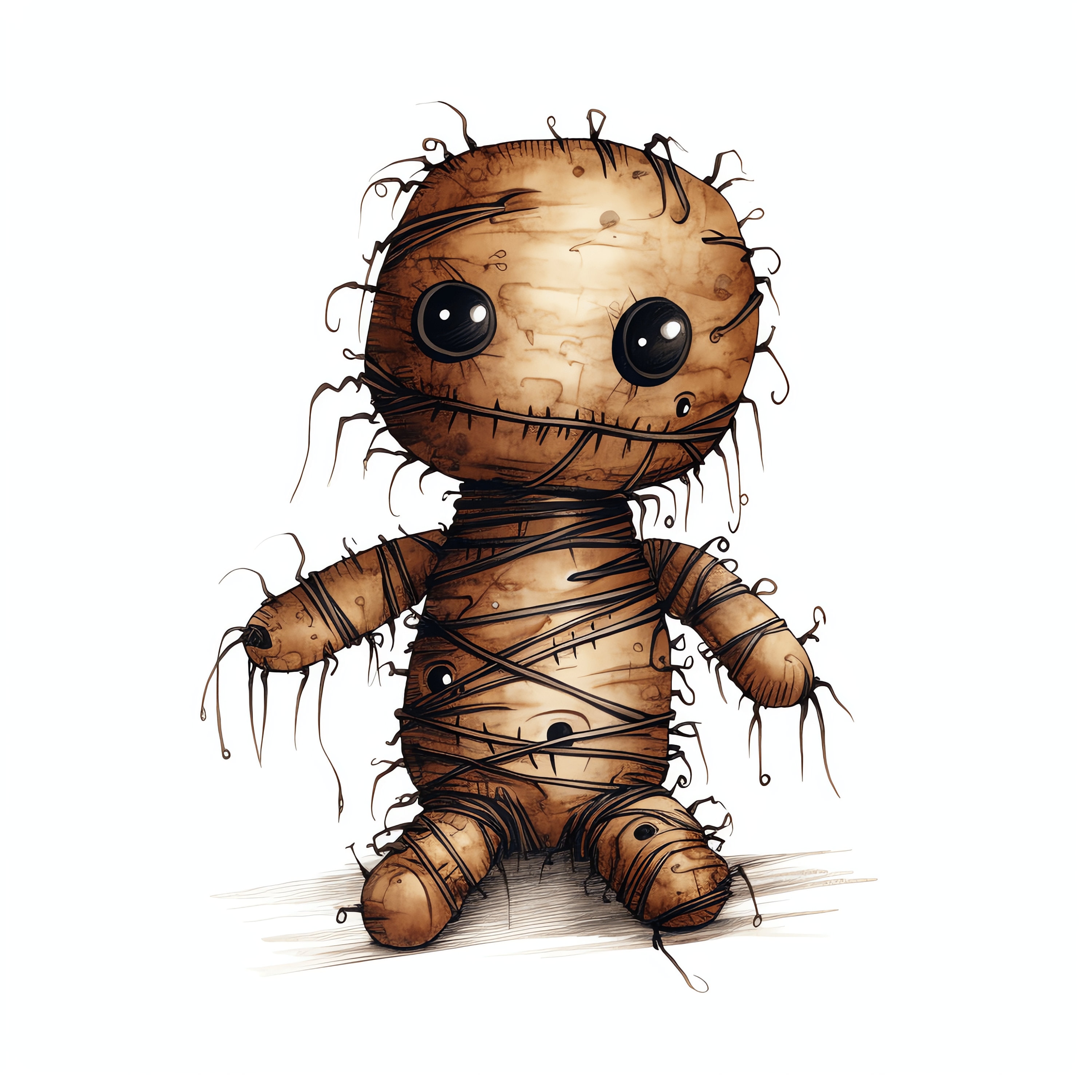Voodoo Doll PNG Clipart Bundle 40 High Quality PNG Instant Download Card Making, Printable Art ...