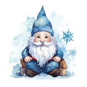 Cute Holiday Gnome PNG Clipart Bundle 49 High Quality PNG Instant ...