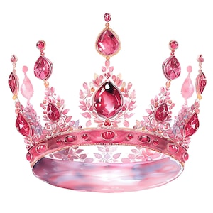 Bundle de cliparts PNG couronne de la reine - 49 PNG de haute qualité - téléchargement immédiat - calendrier carte Mug verre Tshirt Sublimation Design PNG