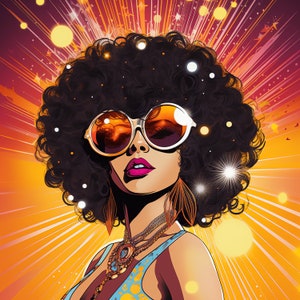 Disco Queen PNG Clipart - 40 High Quality PNG - Instant Download - Card Making, Printable Art, Digital Paper PNG