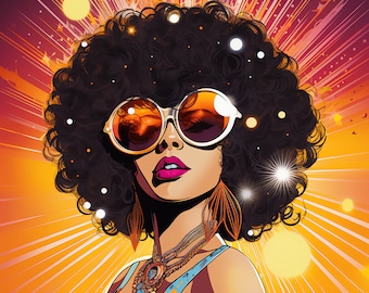 Disco Queen PNG Clipart - 40 High Quality PNG - Instant Download - Card Making, Printable Art, Digital Paper PNG