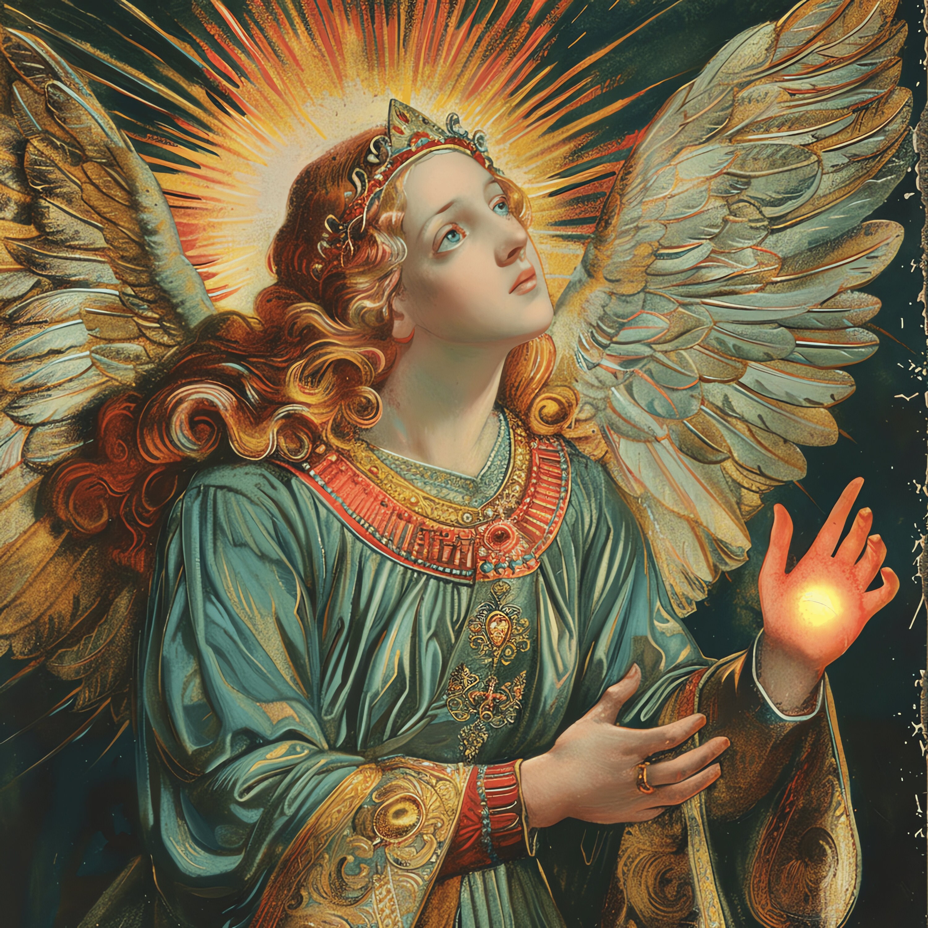 Pre-raphaelite Archangel With Light Orb PNG Clipart Bundle - 43 High ...