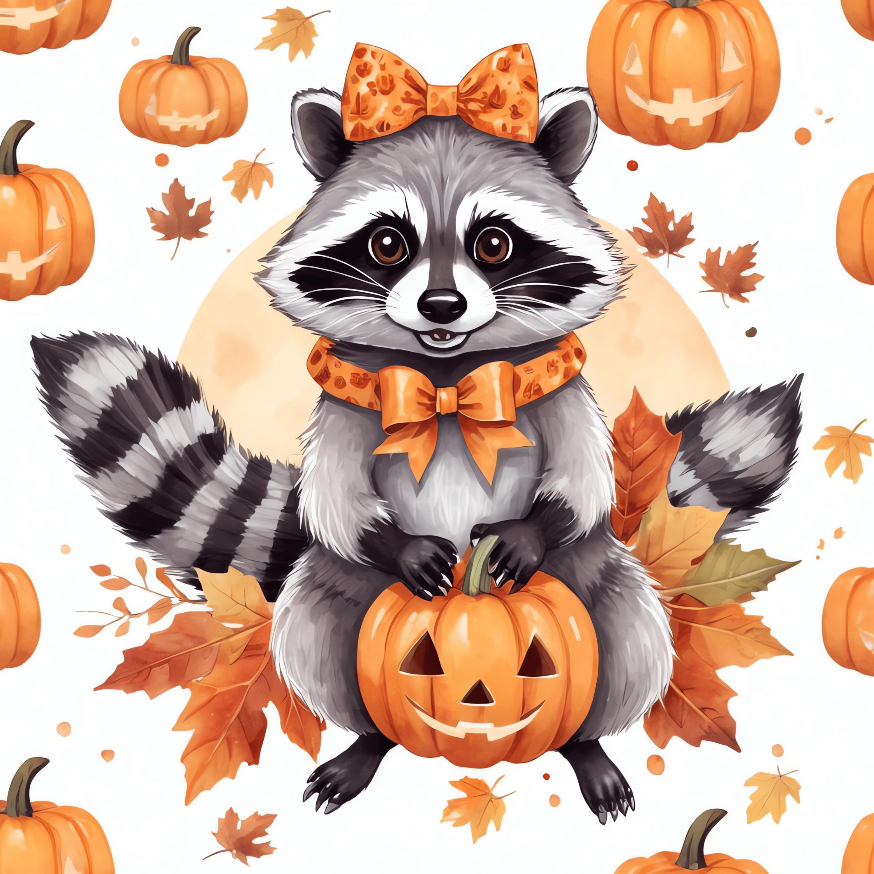 Fall Racoon Decor Fall Racoon Png PNG Bundle 39 High Quality PNG Instant Download Fall ...