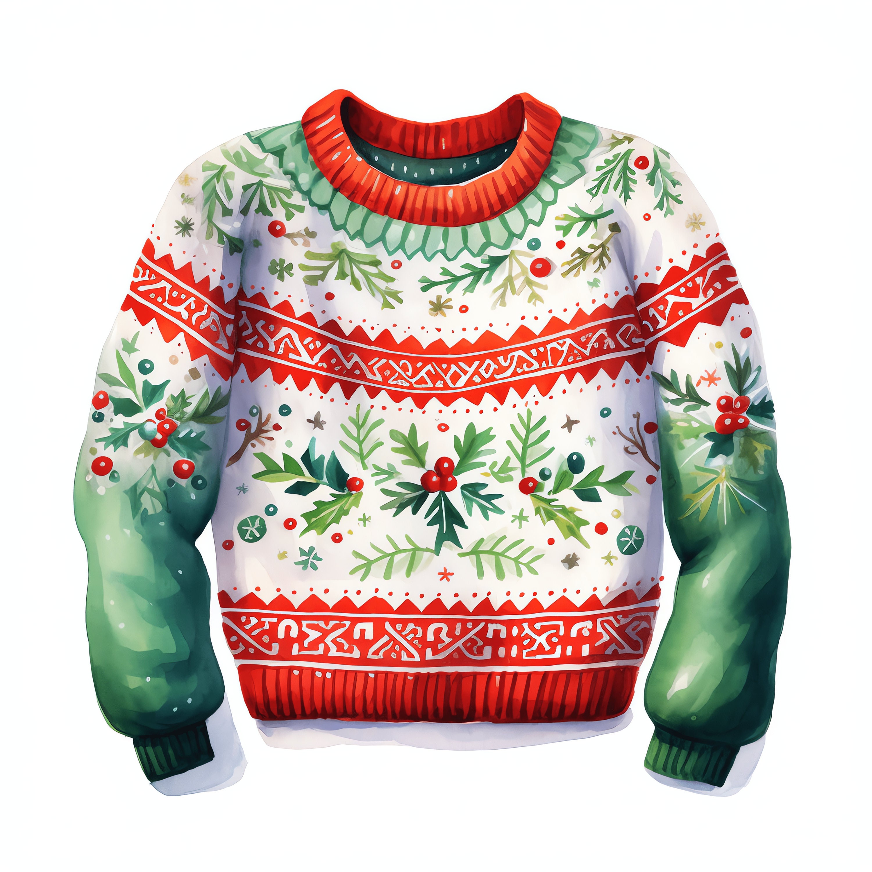 Ugly Sweater PNG Bundle Clipart - 35 High Quality PNG - Digital ...