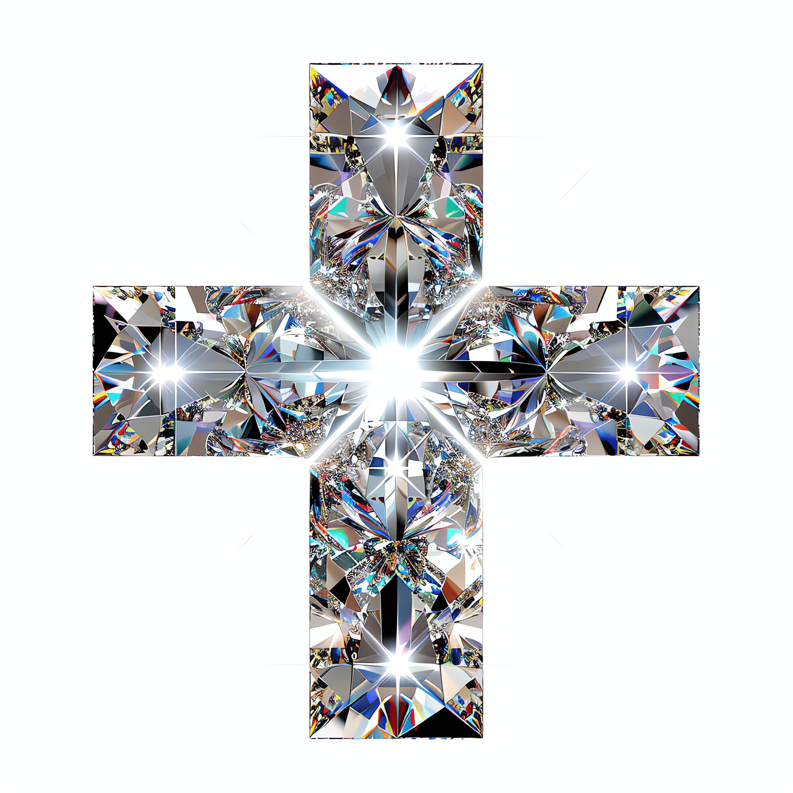 Cross Radiating Black Background Radiating Cross PNG Clipart Bundle - 50 High Quality PNG - Instant ...