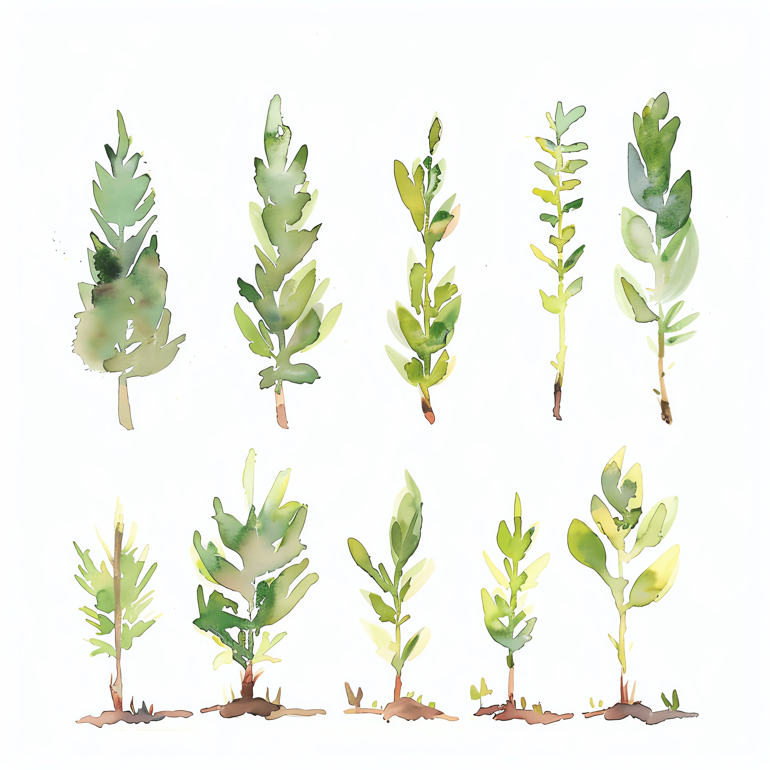 Buy Tree Growth Progress PNG Clipart Bundle - 47 High Quality PNG ...