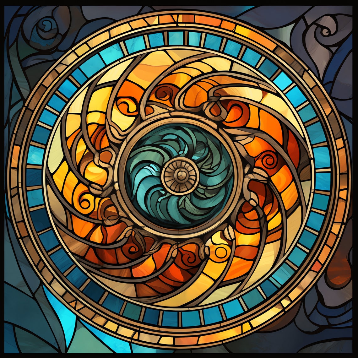 Celtic Stained Glass PNG Bundle 50 High Quality PNG Instant Download ...