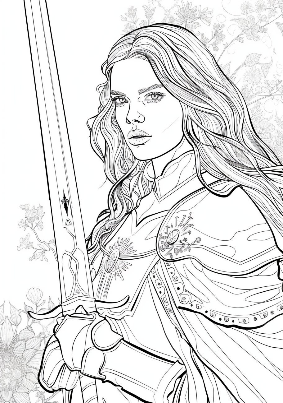 Princess Coloring Pages PDF Bundle 47 High Quality Images Instant