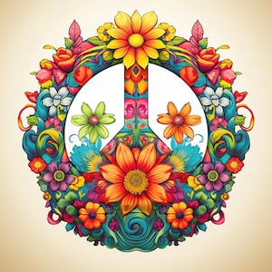 Paix et amour PNG Clipart - 35 PNG de haute qualité - téléchargement immédiat - fabrication de cartes, art imprimable, papier numérique PNG