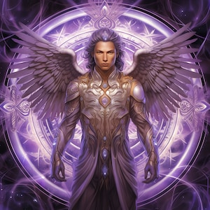 Archangel Metatron Clipart - 35 High Quality JPGs - Digital Download - Card Making, Mixed Media