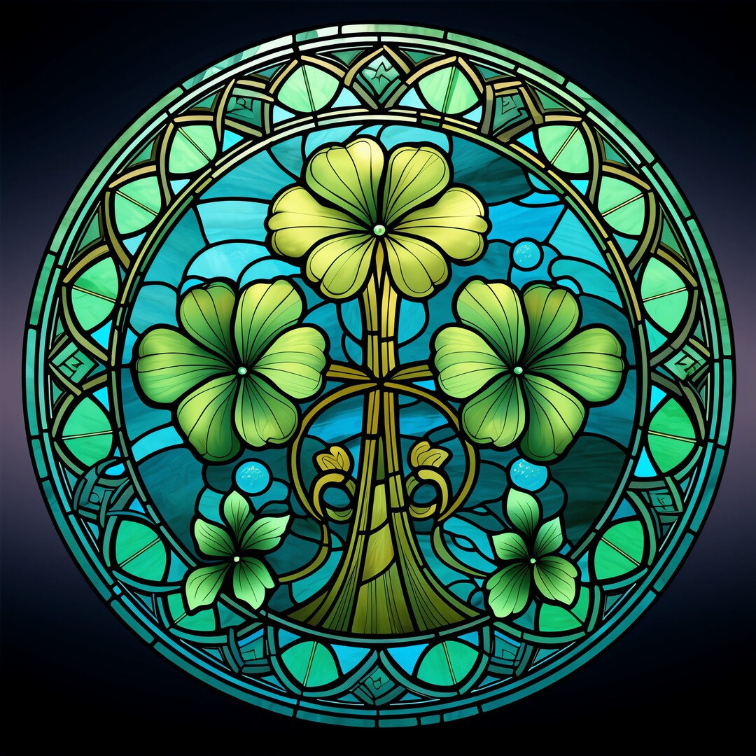 Celtic Stained Glass PNG Bundle - 50 High Quality PNG - Instant ...