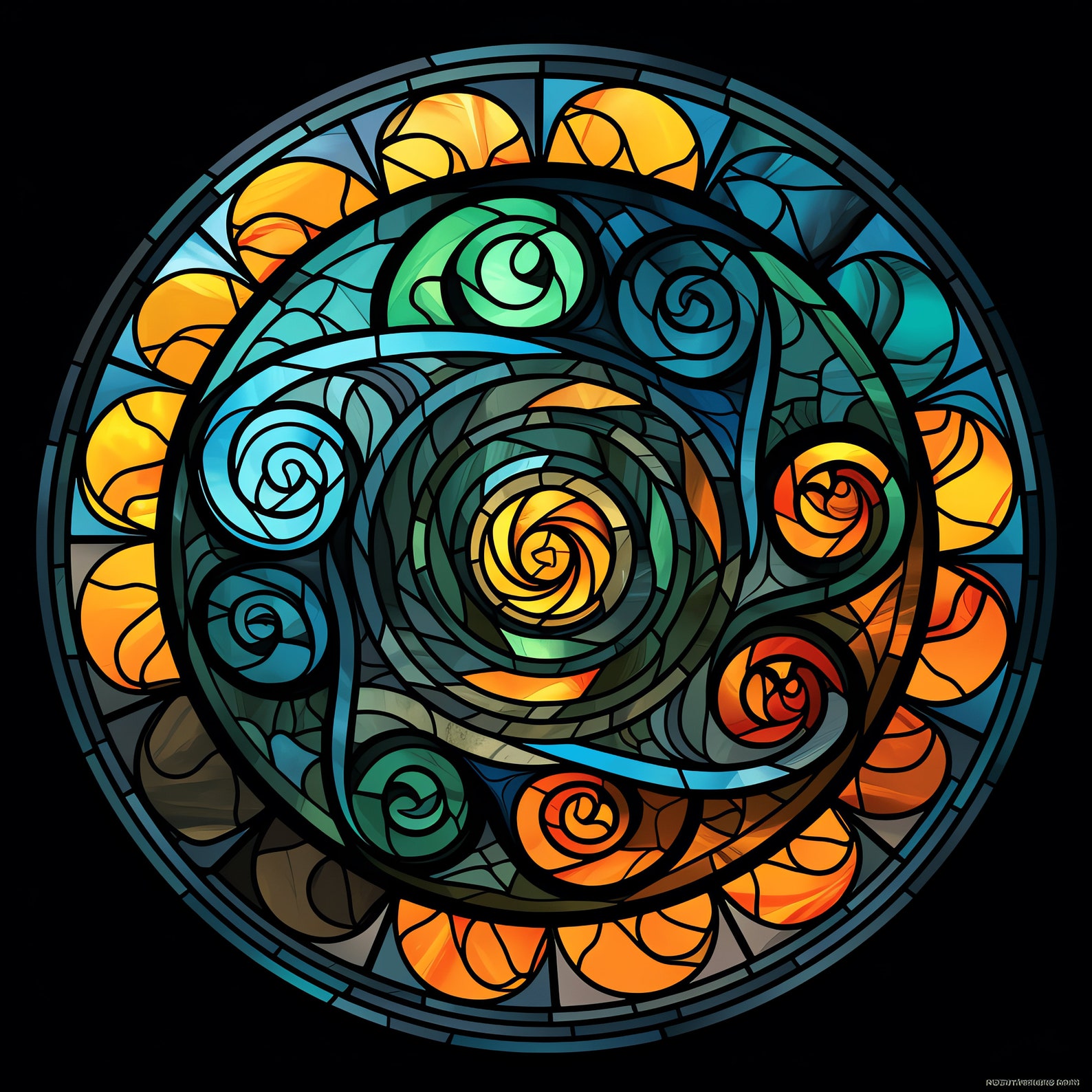 Celtic Stained Glass PNG Bundle - 50 High Quality PNG - Instant ...