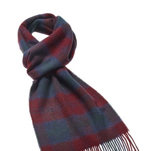Bronte Moon - Tartan Lindsay Clan Scarf - Merino Lambswool - Made in the UK