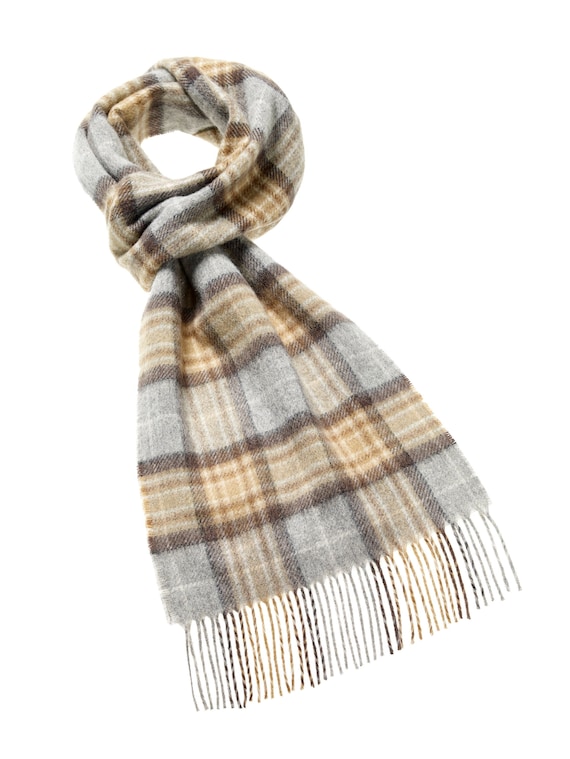 Merino Lambswool Clan Mckellar Tartan Scarf - Made in the UK