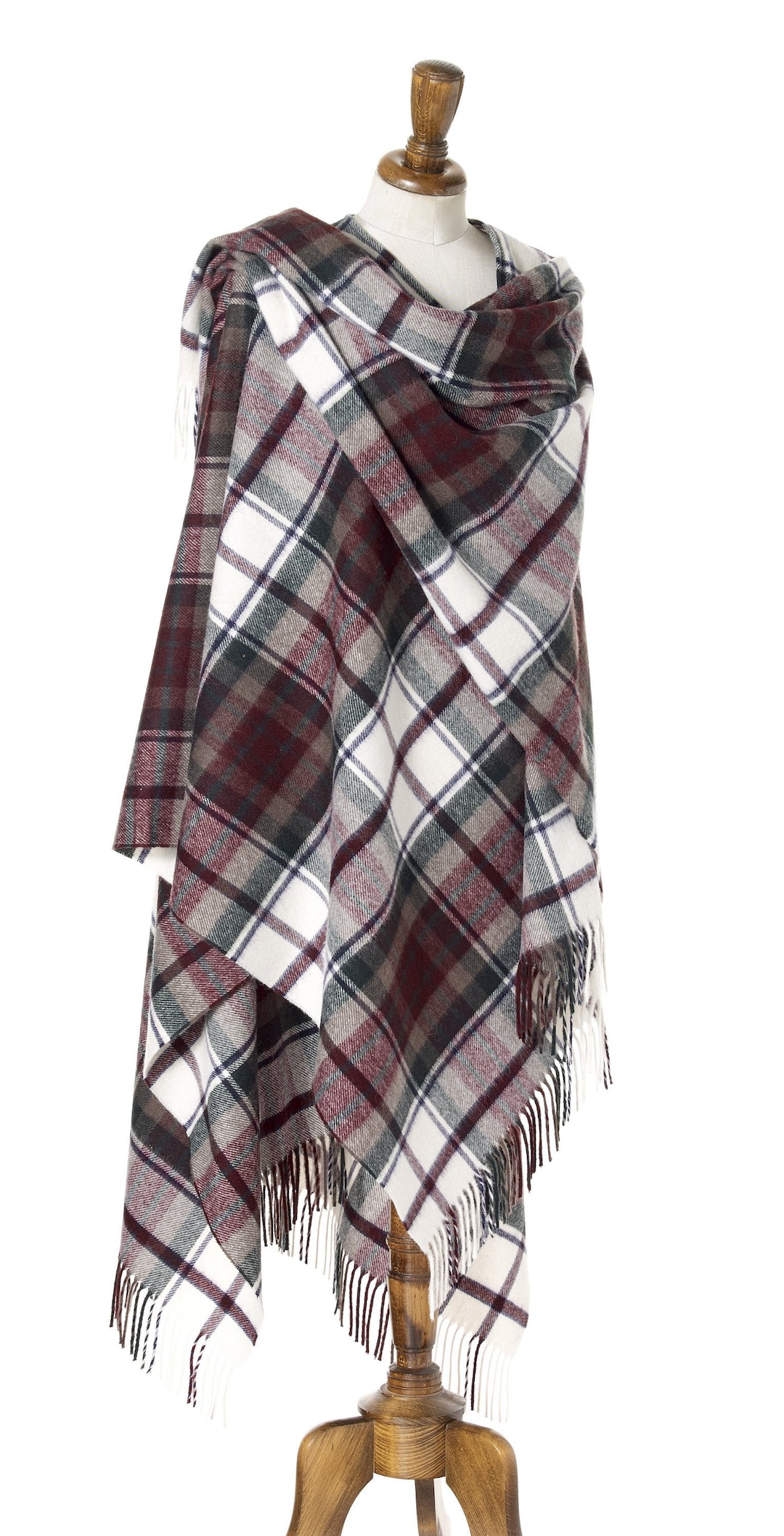 Bronte by Moon Full Size Ruana - Tartan Dress Macduff Ruana - Tartan ...