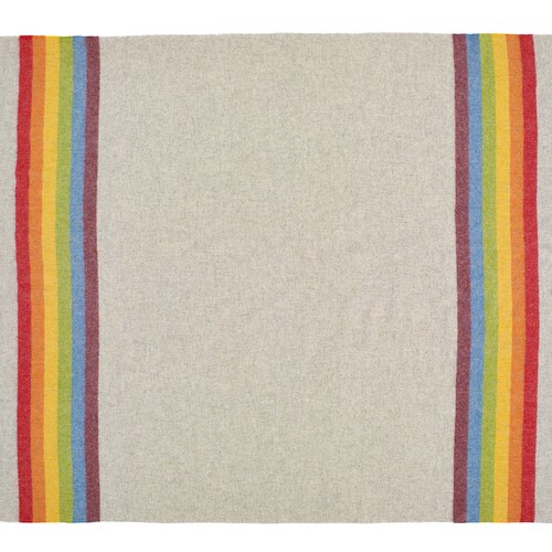 Beige shops Pride Rainbow Throw Blanket, Pride Blanket, Shetland Pure New Wool, Made in England