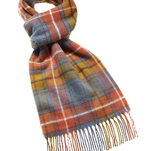 Tartan Antique Buchanan Scarf, Merino Lambswool