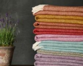 Pure New Wool - Herringbone Picnic Blankets - Bronte by Moon