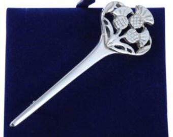 Lady Ann of Glencoe - Pin Collection - Kilt Pin Three Thistles