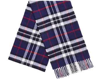 Bufanda Thompson de tartán azul marino