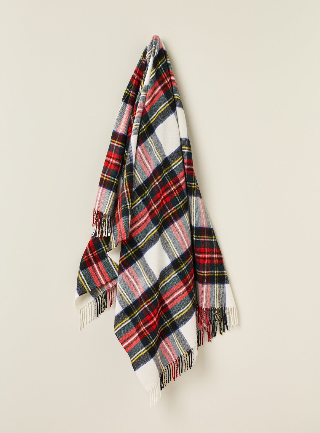 Stewart Atholl Modern Tartan Crest Blanket Wave Style