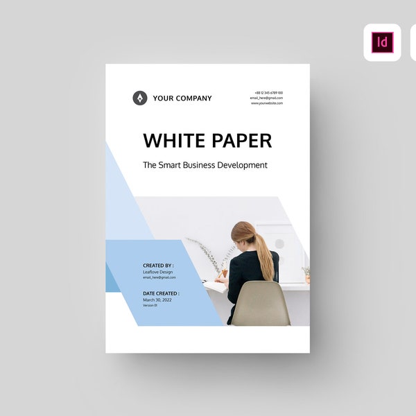 White Paper Vorlage | MS Word Vorlage | Indesign Vorlage | Business White Book Vorlage | Geschäftsbericht Vorlage | Unternehmensbroschüre