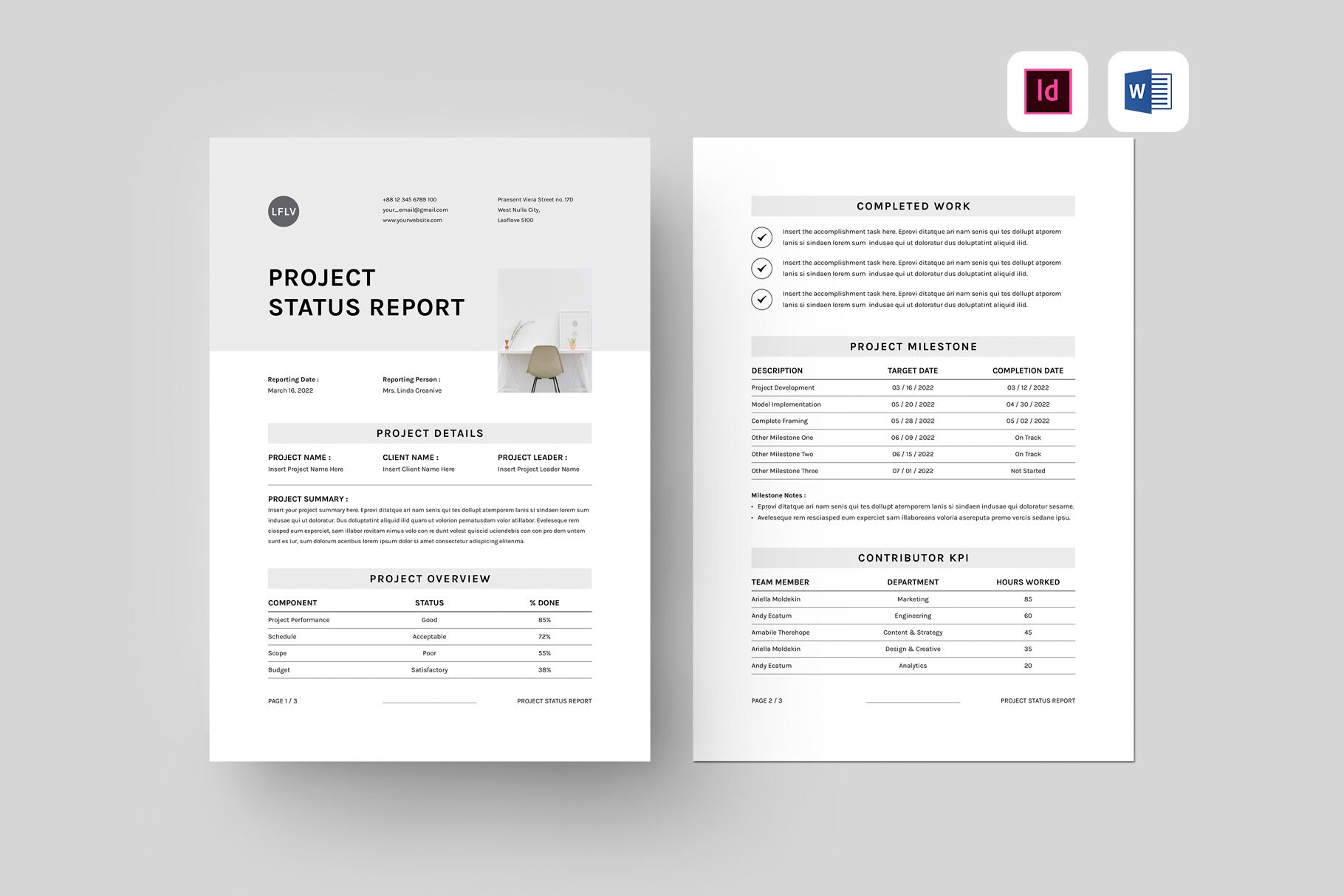 50-unique-project-status-report-template-template-col-vrogue-co