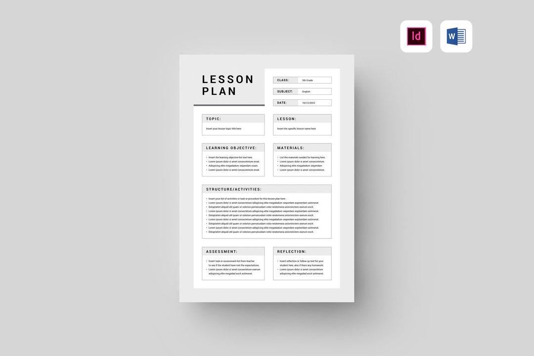 Lesson Plan Template MS Word Template Lesson Planner Template Teacher travel-itinerary-google-sheets-template-google-sheets-etsy-portugal