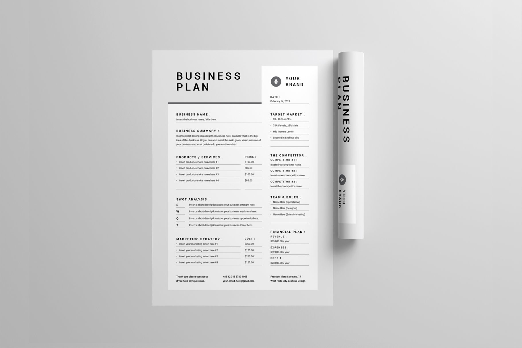 Business Plan Template MS Word Template One Page Business Plan Startup business-plan-template-ms-word-template-one-page-business-plan-startup