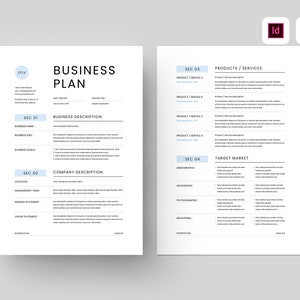 Business Plan Template | MS Word Template | Indesign Template | Microsoft Word Template | MS Word for Business Plan | Startup Business Plan