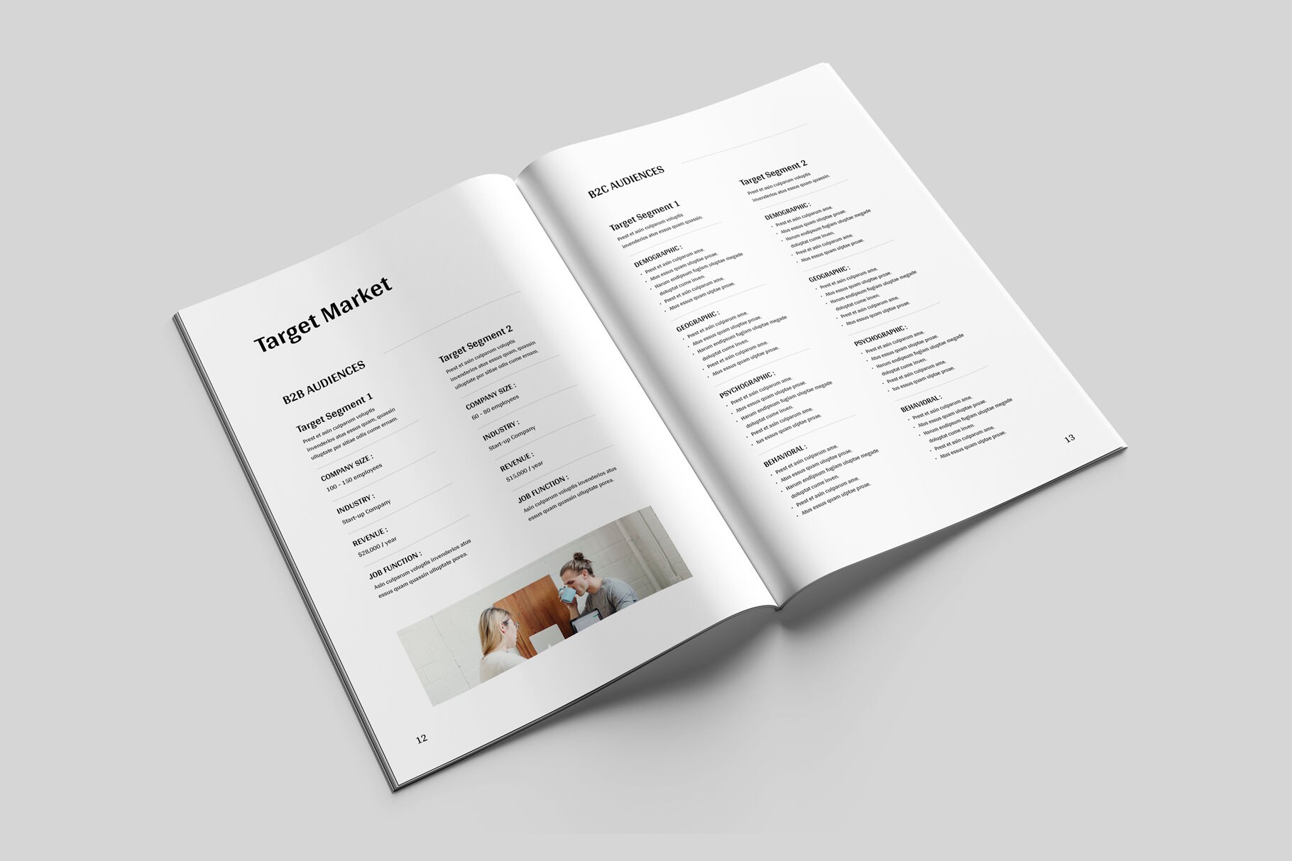 Business Plan Template MS Word Template Indesign Template Etsy