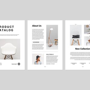 Produktkatalog Vorlage Microsoft Word & Adobe Indesign - Etsy Österreich