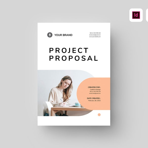 Project Proposal Template | MS Word Template | Client Proposal Template | Business Proposal Word | Project Guide | Adobe Indesign Template