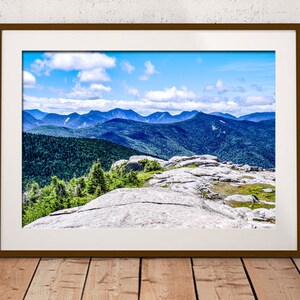 Adirondack Photography, Mountain Scene, Decor, Adirondack Park, Mountain Range Print, Colorful Landscape Print, Nature Photography, Wall Art