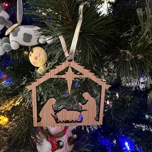 Christmas Nativity Ornament| Nativity Scene| Ornament|Bulb