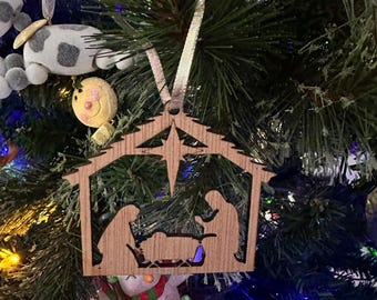 Christmas Nativity Ornament| Nativity Scene| Ornament|Bulb