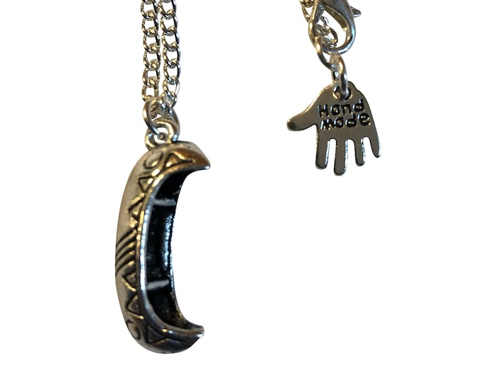 Native American Southwestern Canoe Silver Necklace Earrings 18" Chain NEW Gift Boxed