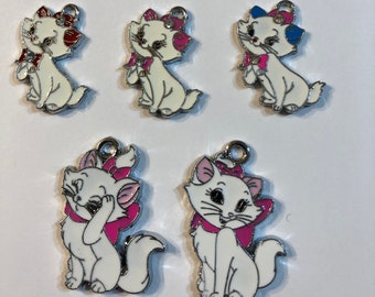 Aristocats Marie Collection Medallion Necklace Gift Boxed with Ornate Organza Gift Bag, You Choose Design